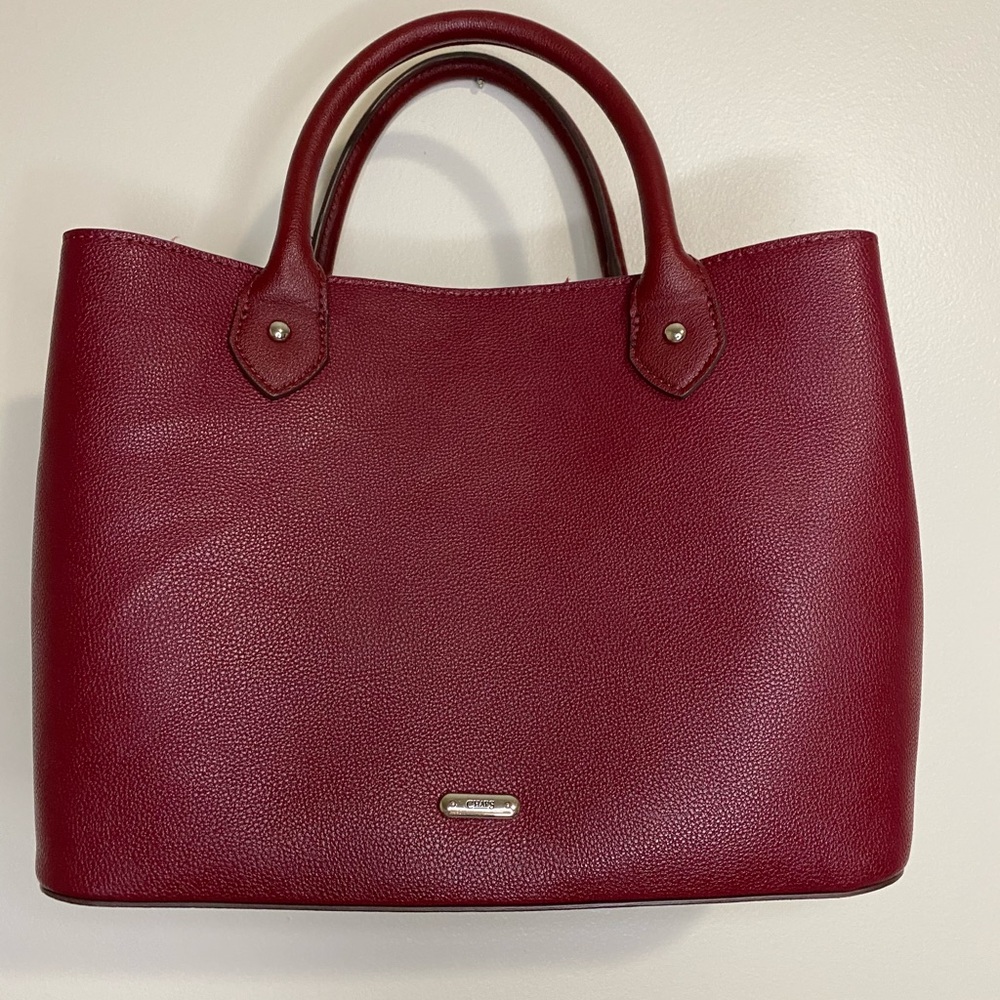 Chaps Maroon Tote